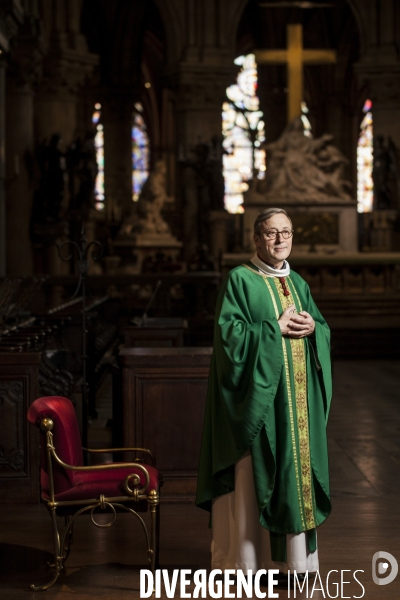 Monseigneur Patrick Chauvet- recteur de Notre-Dame de Paris - Exclusif