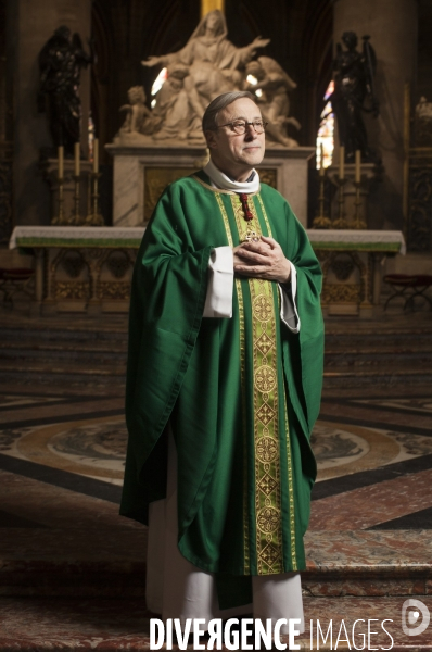 Monseigneur Patrick Chauvet- recteur de Notre-Dame de Paris - Exclusif