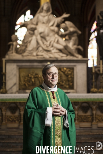 Monseigneur Patrick Chauvet- recteur de Notre-Dame de Paris - Exclusif