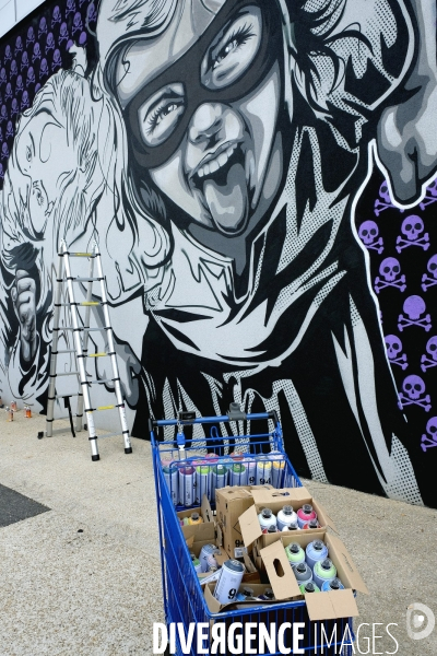 A Marne la Vallée, un parc commercial s habille en street art