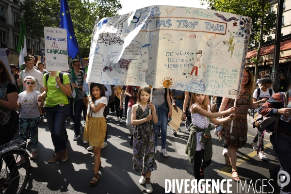 Manifestation des jeunes pour le climat Paris