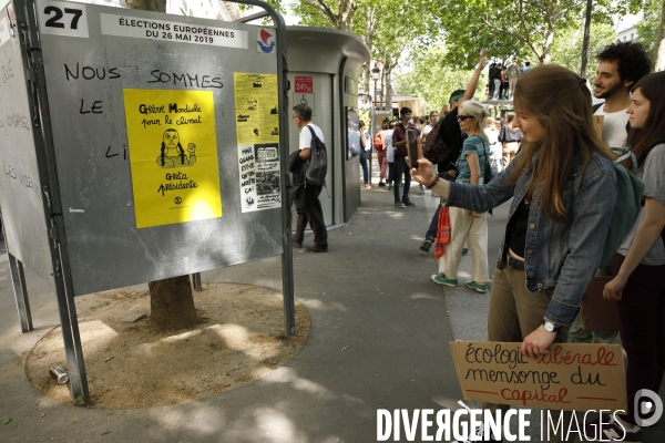 Manifestation des jeunes pour le climat Paris