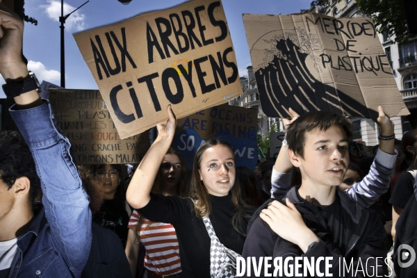 Manifestation des jeunes pour le climat Paris