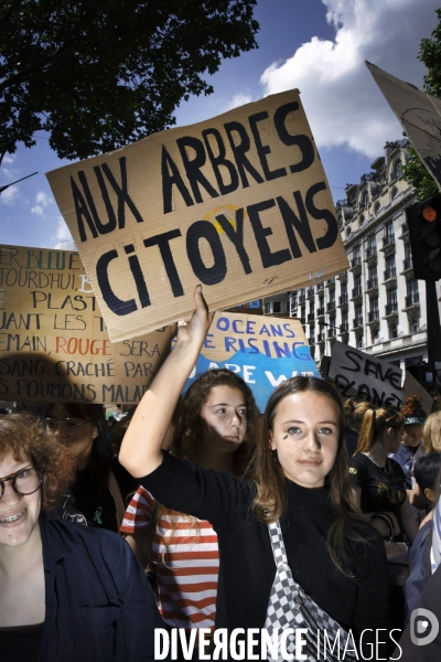 Manifestation des jeunes pour le climat Paris