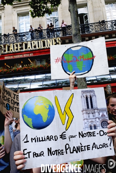 Manifestation de la Génération climat