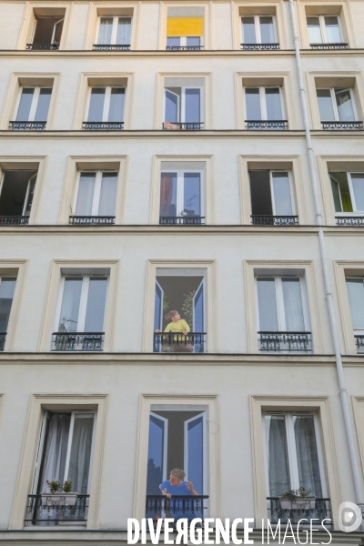 Trompe l oeil rue lepeu, paris