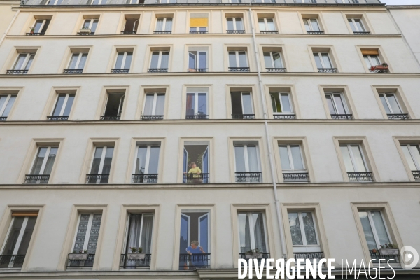 Trompe l oeil rue lepeu, paris