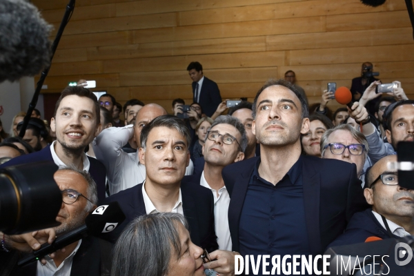 Soiree electorale PS  elections europeennes 2019 à Paris