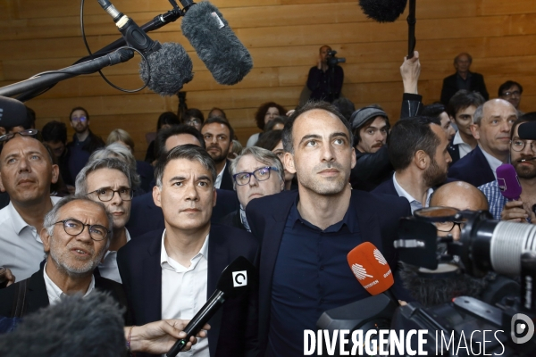Soiree electorale PS  elections europeennes 2019 à Paris