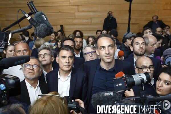 Soiree electorale PS  elections europeennes 2019 à Paris