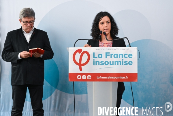 La France Insoumise. Elections européennes. Conférence de presse.