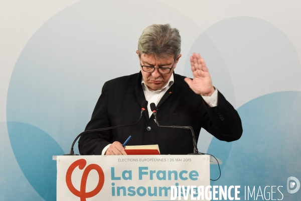 La France Insoumise. Elections européennes. Conférence de presse.