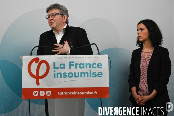 La France Insoumise. Elections européennes. Conférence de presse.