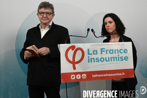 La France Insoumise. Elections européennes. Conférence de presse.