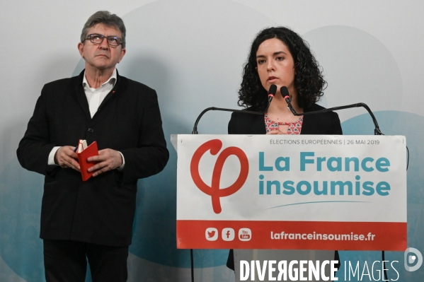 La France Insoumise. Elections européennes. Conférence de presse.