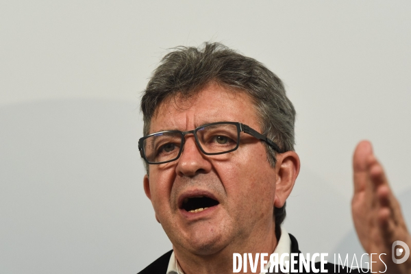 La France Insoumise. Elections européennes. Conférence de presse.