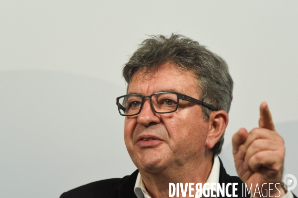 La France Insoumise. Elections européennes. Conférence de presse.