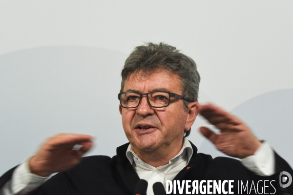 La France Insoumise. Elections européennes. Conférence de presse.