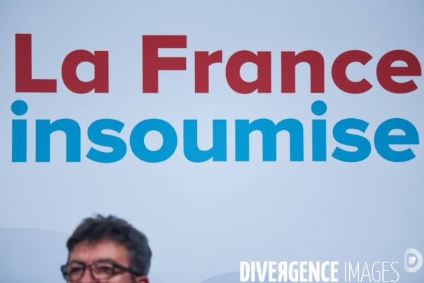 La France Insoumise. Elections européennes. Conférence de presse.