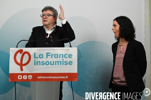 La France Insoumise. Elections européennes. Conférence de presse.