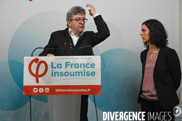 La France Insoumise. Elections européennes. Conférence de presse.