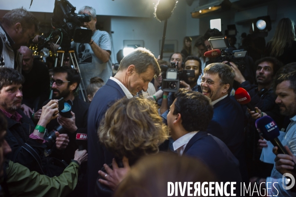 Soirée électorale EELV élections européennes.