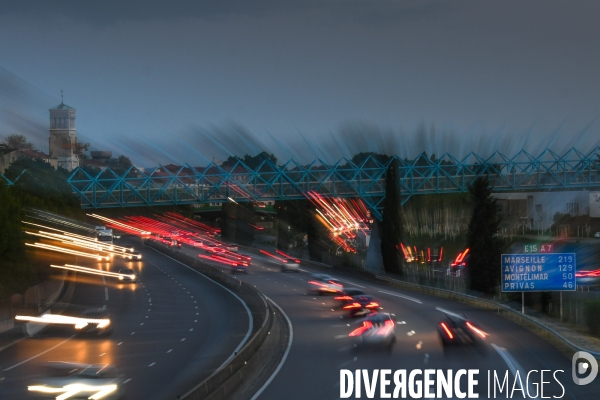 Autoroute A7 direction le sud