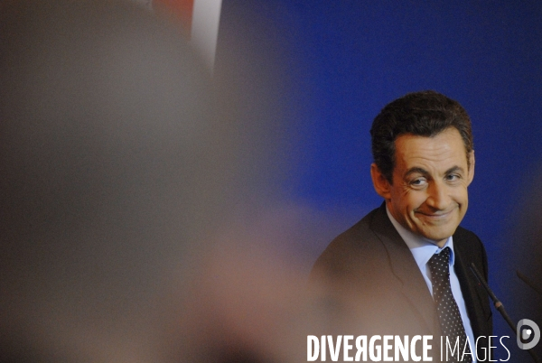 Nicolas Sarkozy, ministre de l interieur.