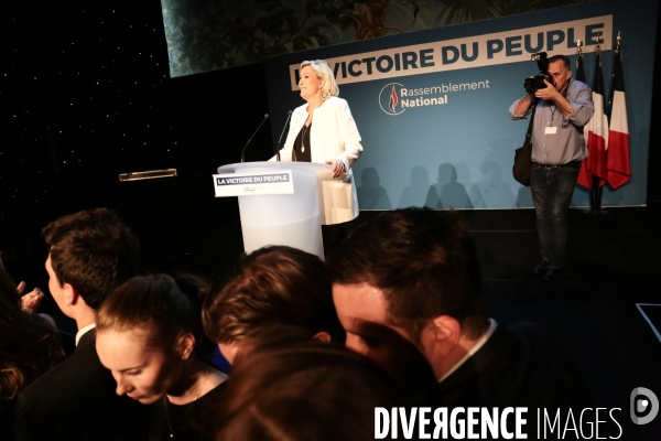 Europeennes 2019 - soiree du rn