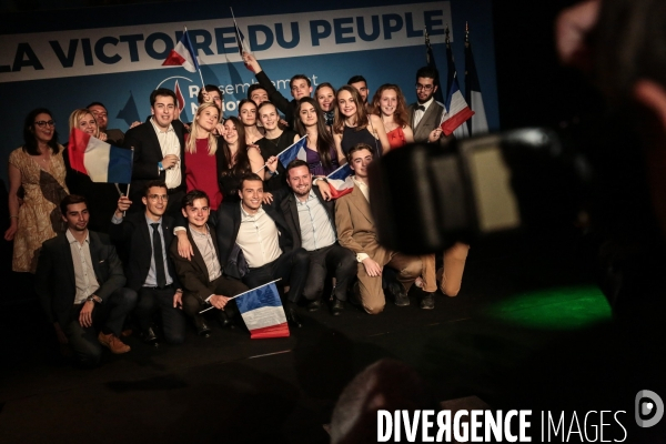 Europeennes 2019 - soiree du rn