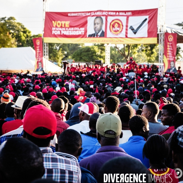 Meetings et réunions politiques, présidentielle Malawi 2019