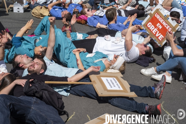 Manifestation nationale des urgentistes