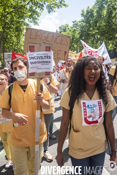 Manifestation nationale des urgentistes