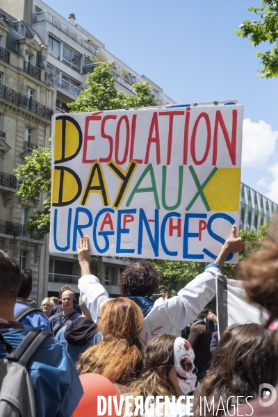 Manifestation nationale des urgentistes