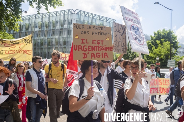 Manifestation nationale des urgentistes