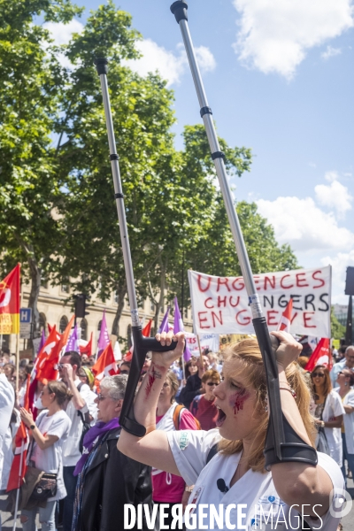 Manifestation nationale des urgentistes