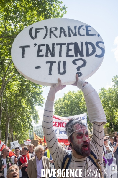 Manifestation nationale des urgentistes