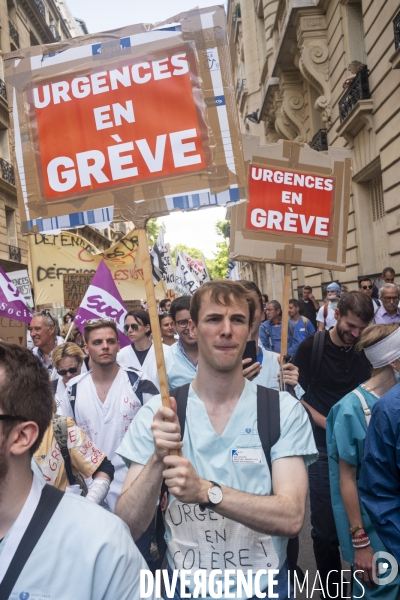 Manifestation nationale des urgentistes