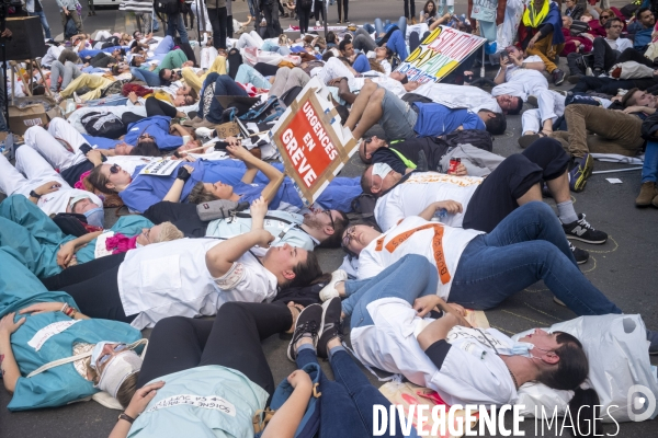 Manifestation nationale des urgentistes