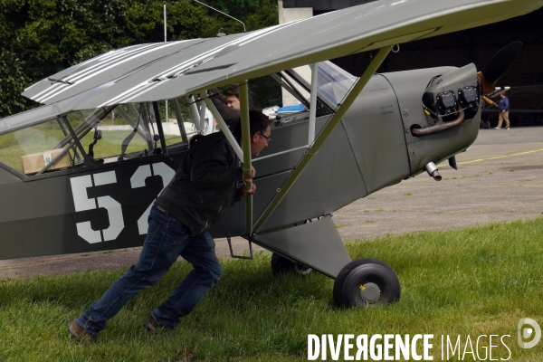 D-Day ,les piper L-4 en Normandie