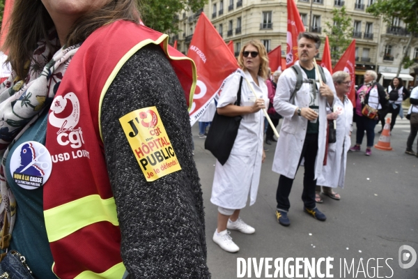 Greve nationale des hopitaux  il y a urgence , rassemblement pour la défense de l hopital public.