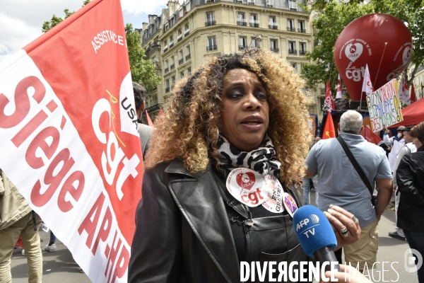 Greve nationale des hopitaux  il y a urgence , rassemblement pour la défense de l hopital public.