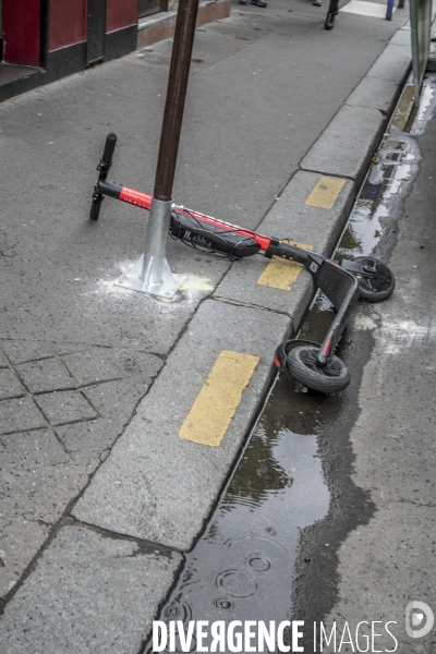 Trottinettes à Paris