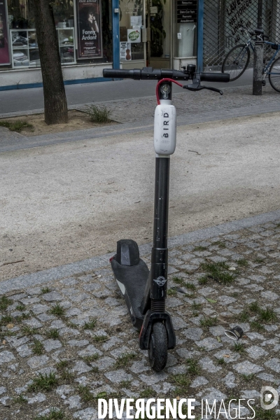 Trottinettes à Paris