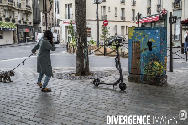 Trottinettes à Paris