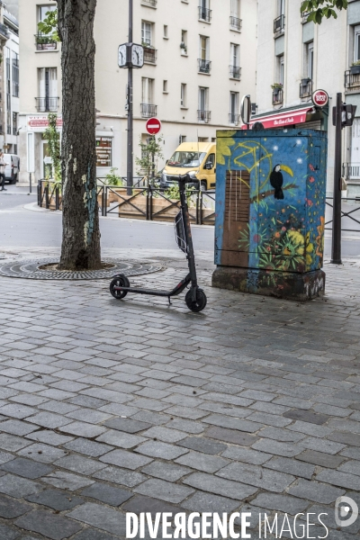 Trottinettes à Paris