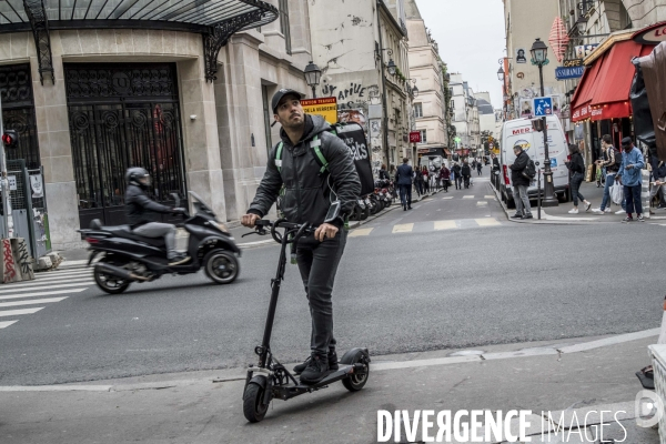 Trottinettes à Paris