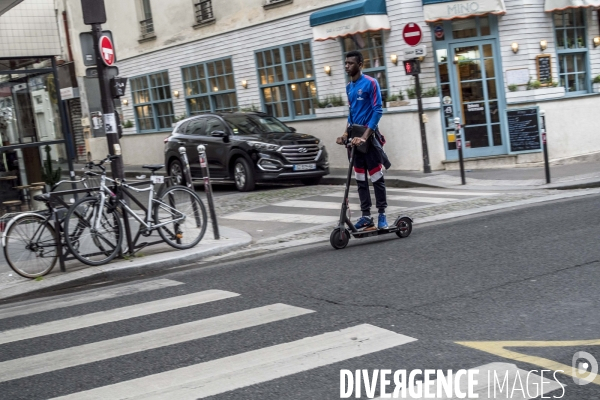 Trottinettes à Paris