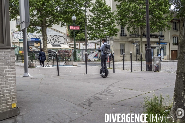 Trottinettes à Paris