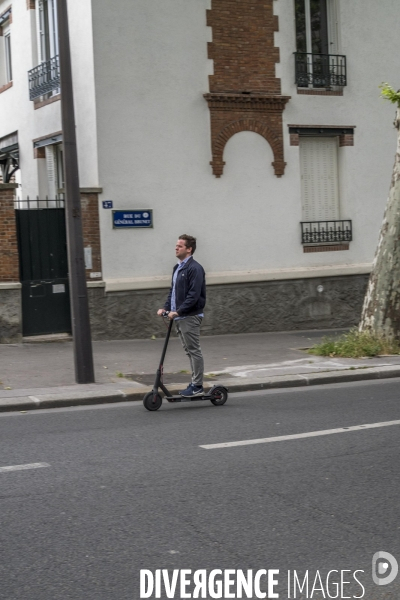 Trottinettes à Paris